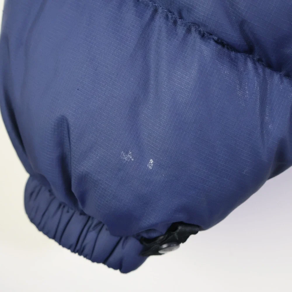 2009 The North Face Nuptse‎ 700 Puffer Jacket Medium Black Navy Blue Down